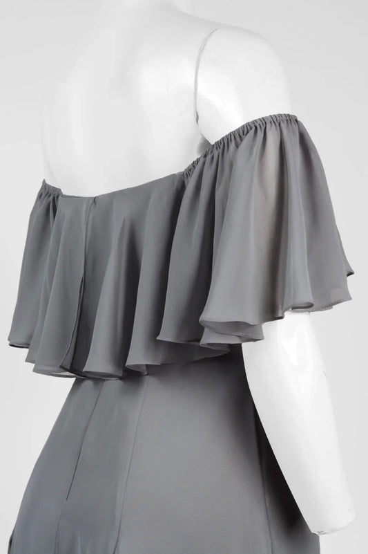 Monique Lhuillier Off-the-Shoulder Formal Dress