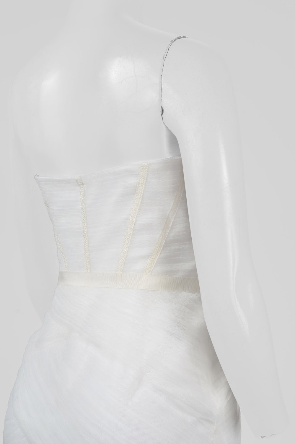 Monique Lhuillier Pleated Strapless Cocktail Dress