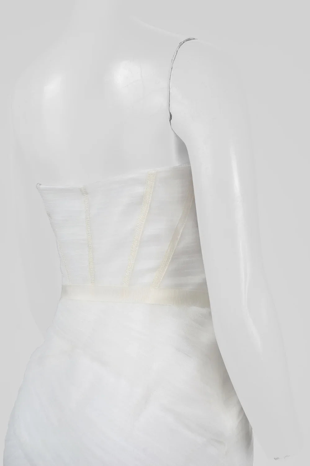 Monique Lhuillier Pleated Strapless Cocktail Dress