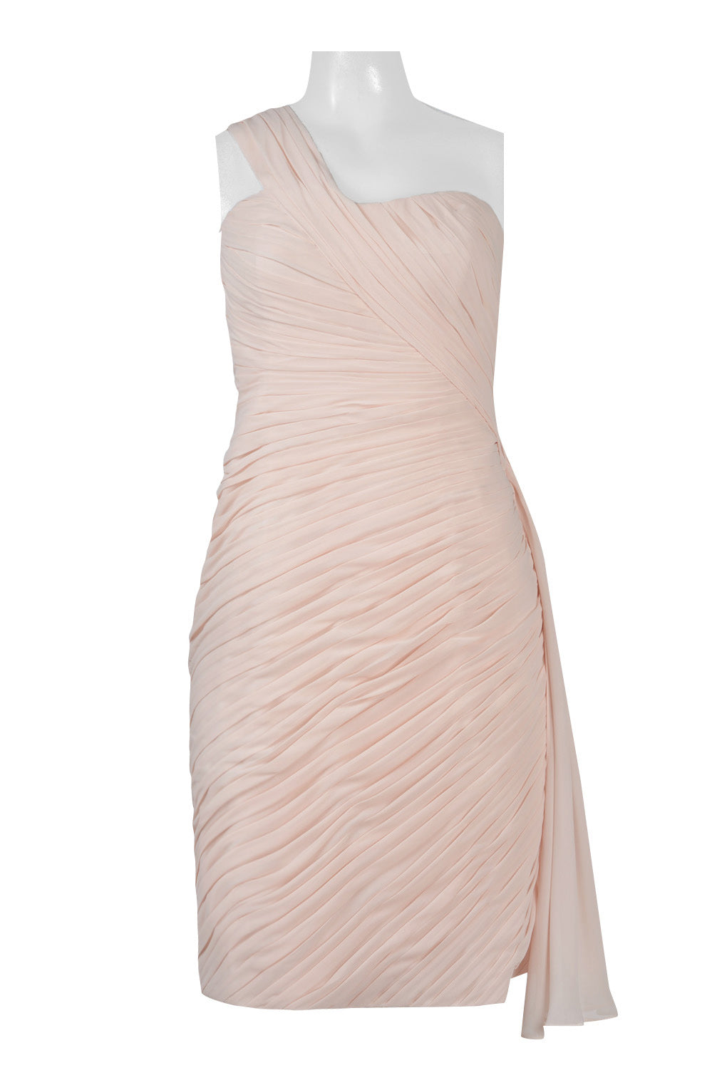 monique lhuillier pleated dress Ombre Chiffon V-Neck Gown Monique Lhuillier