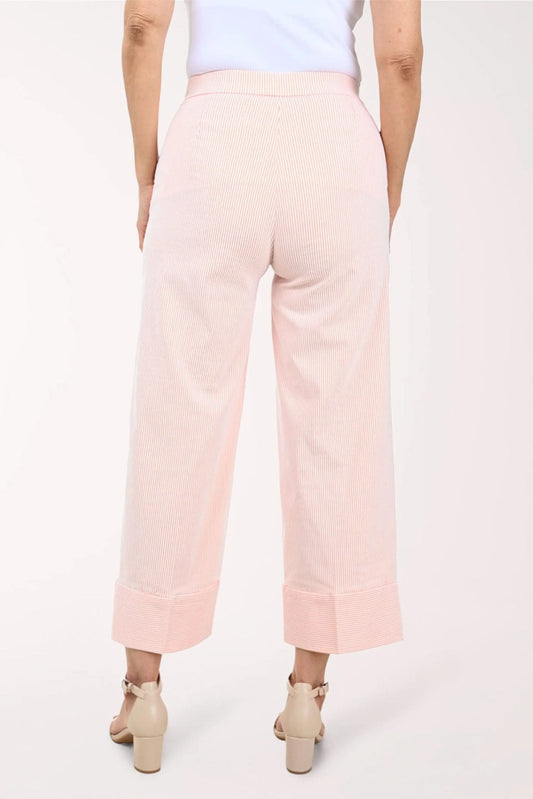 Zac & Rachel Autumn Sunset Wide-Leg Crop Pants