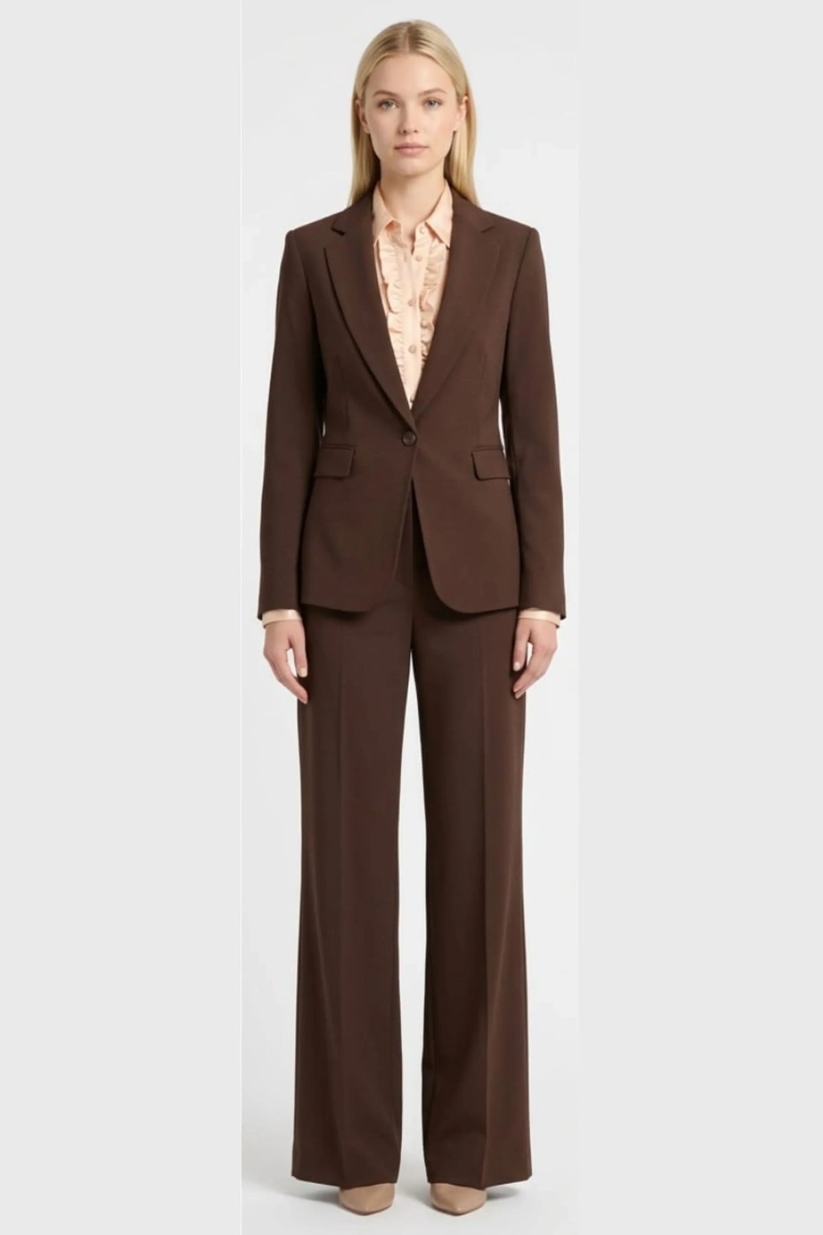 Zac & Rachel Wide Leg Belted Pants