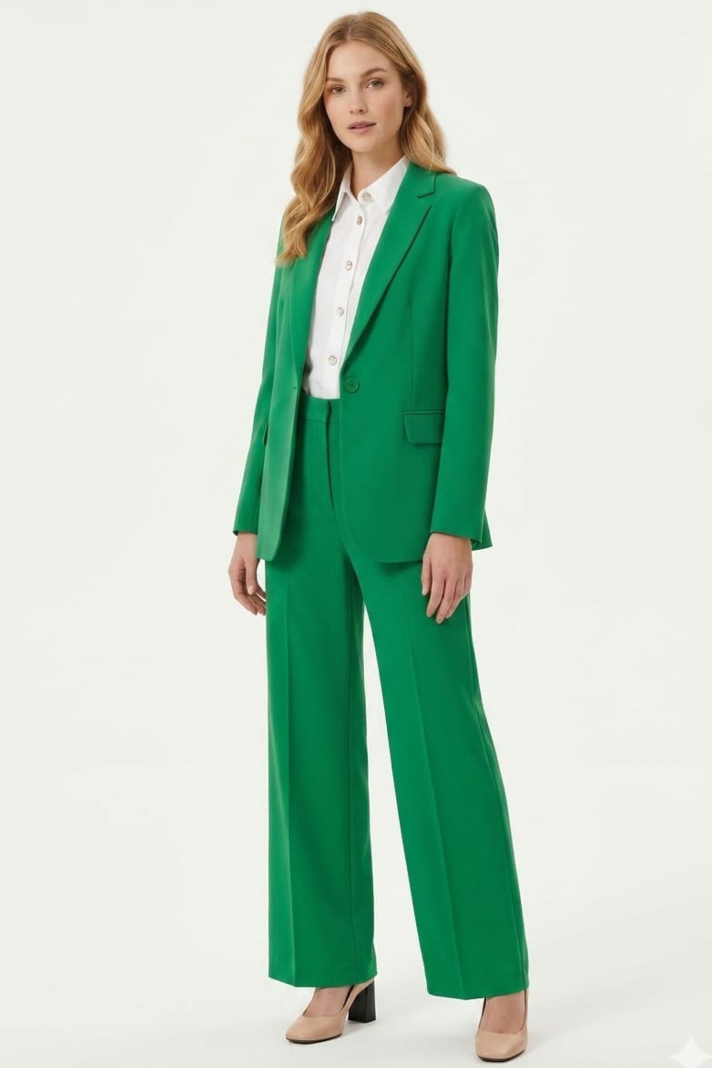 Zac & Rachel Wide Leg Belted Pants