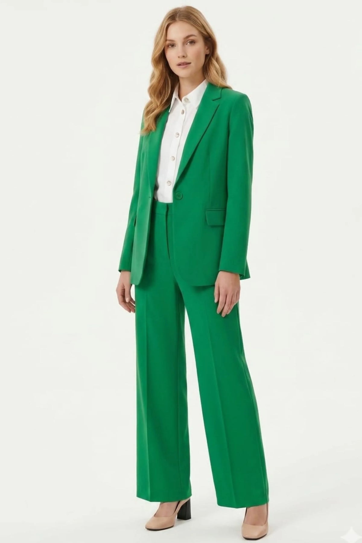 Zac & Rachel Wide Leg Belted Pants