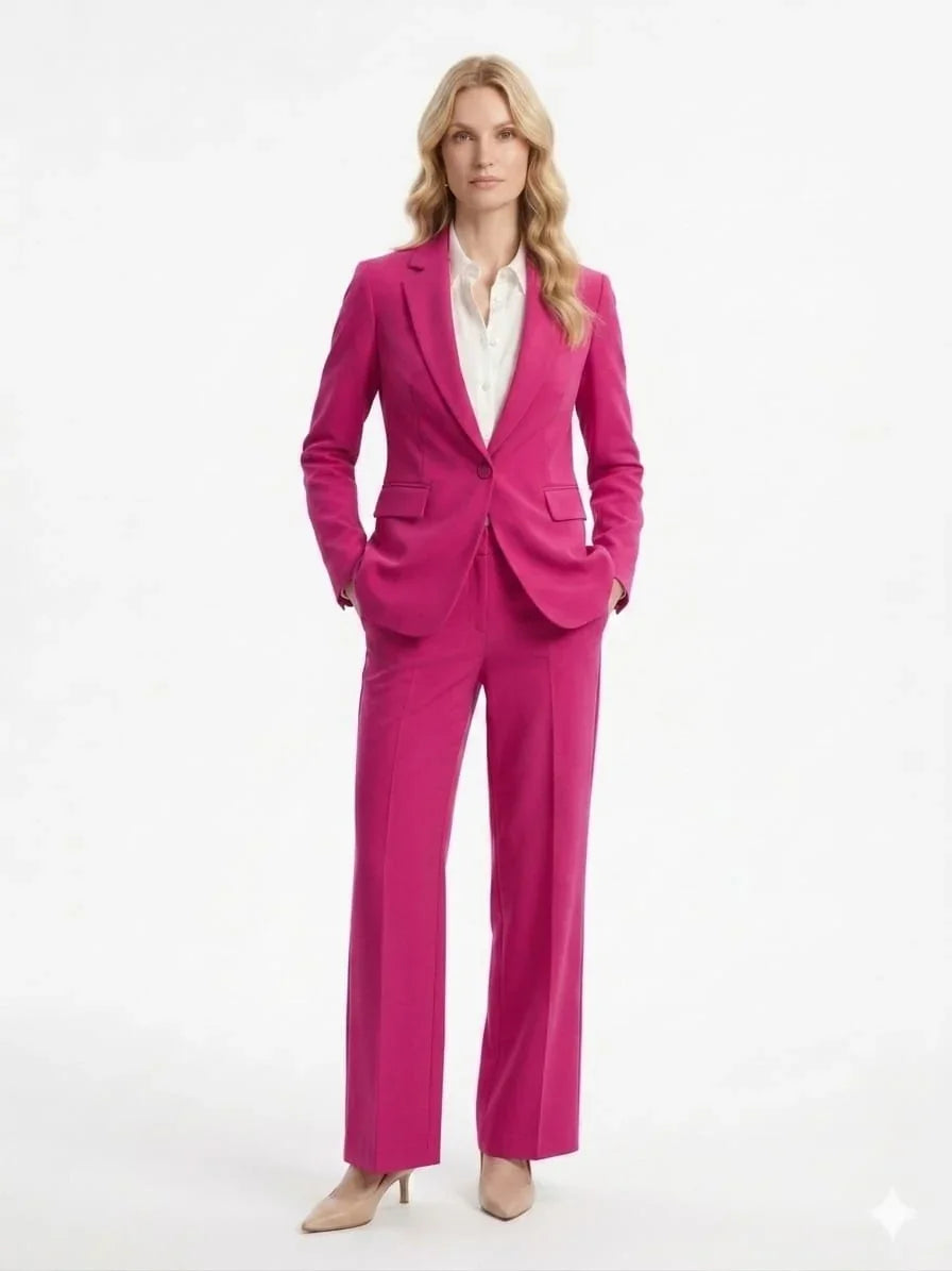 Zac & Rachel Wide Leg Belted Pants