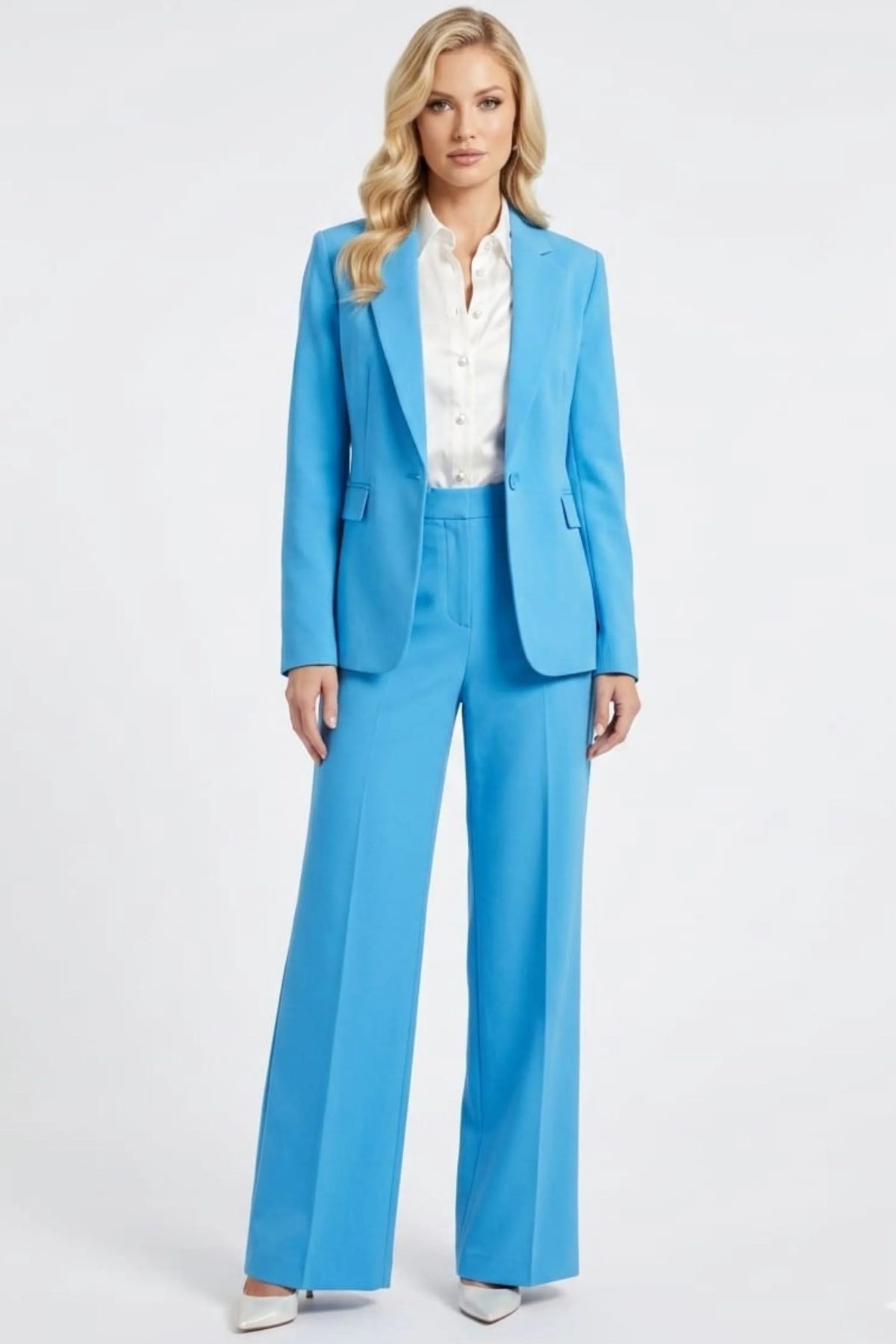 Zac & Rachel Wide Leg Belted Pants