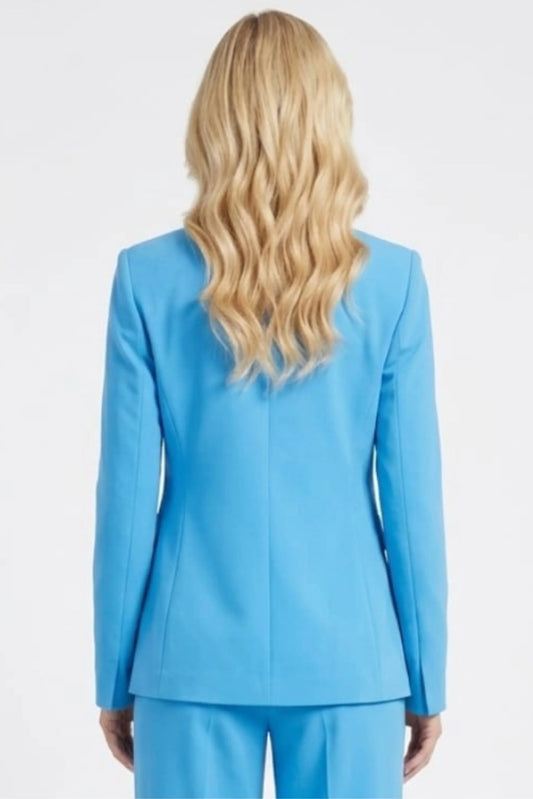 Zac & Rachel Notched Lapel Single Button Blazer