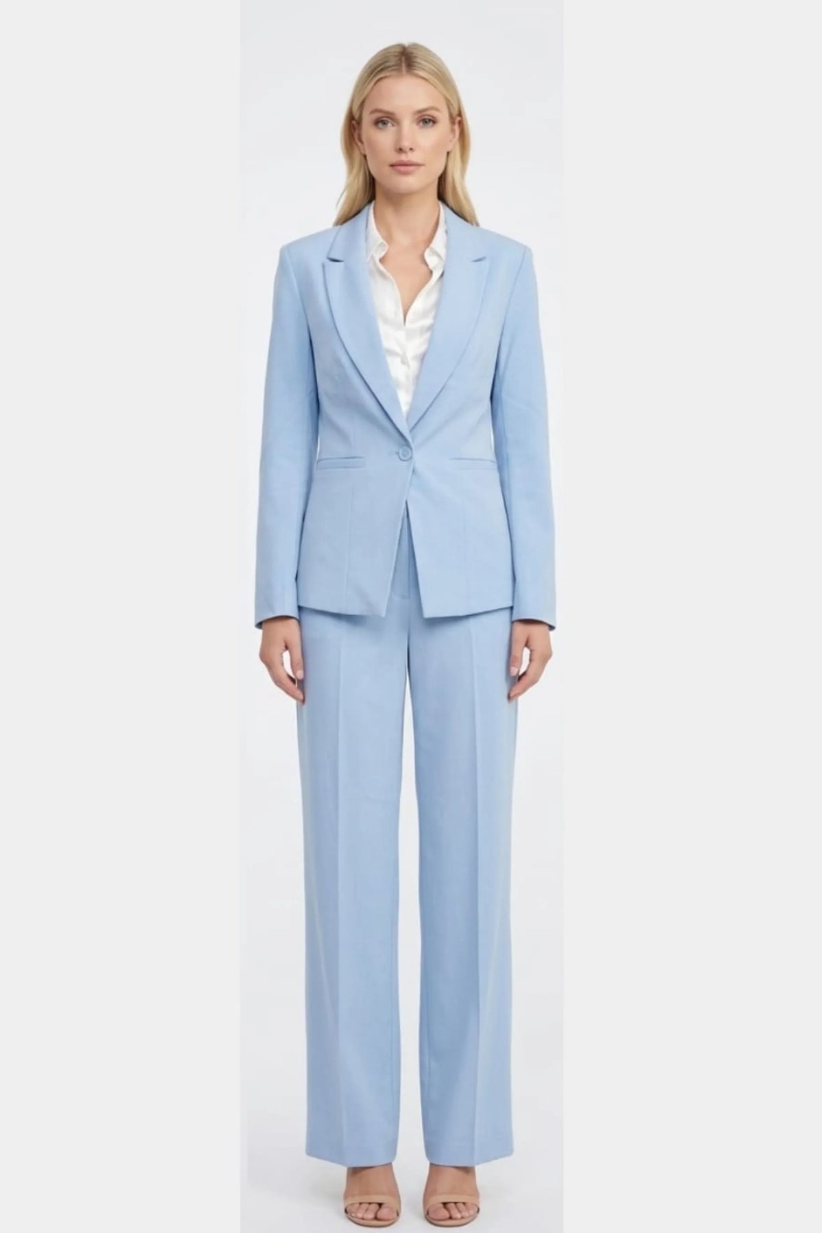 Zac & Rachel Wide Leg Belted Pants