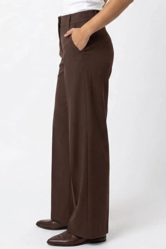 Zac & Rachel Wide Leg Belted Pants