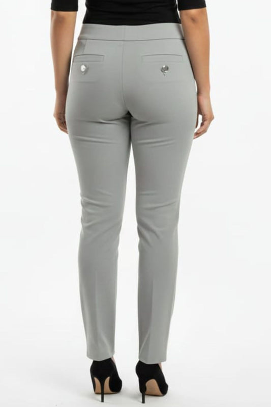 Zac & Rachel Straight Leg Pull-On Pants