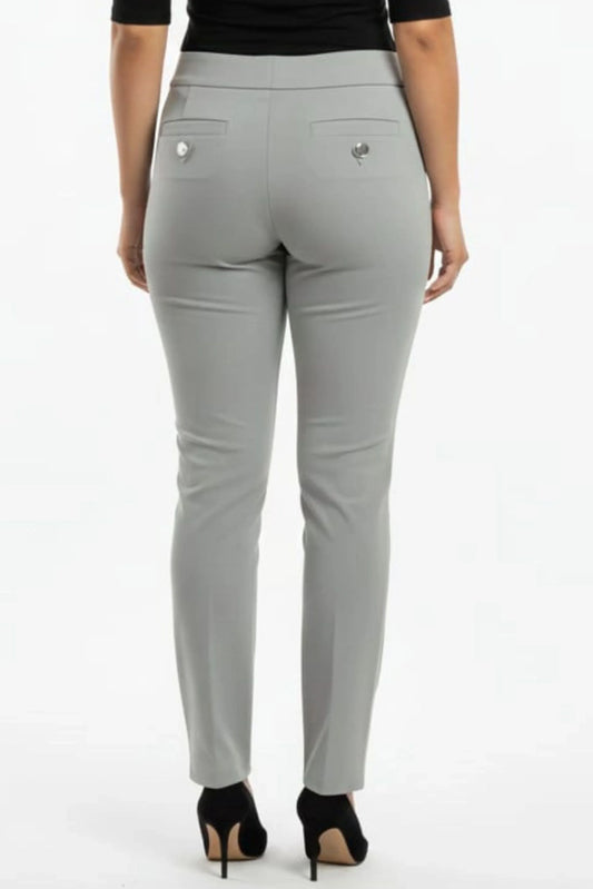 Zac & Rachel Straight Leg Pull-On Pants