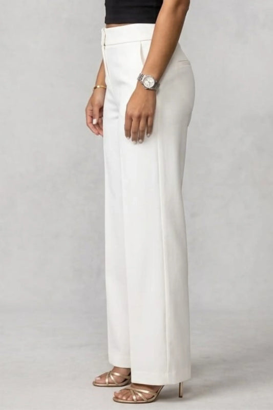 Zac & Rachel Zip Up Wide-Leg Trousers