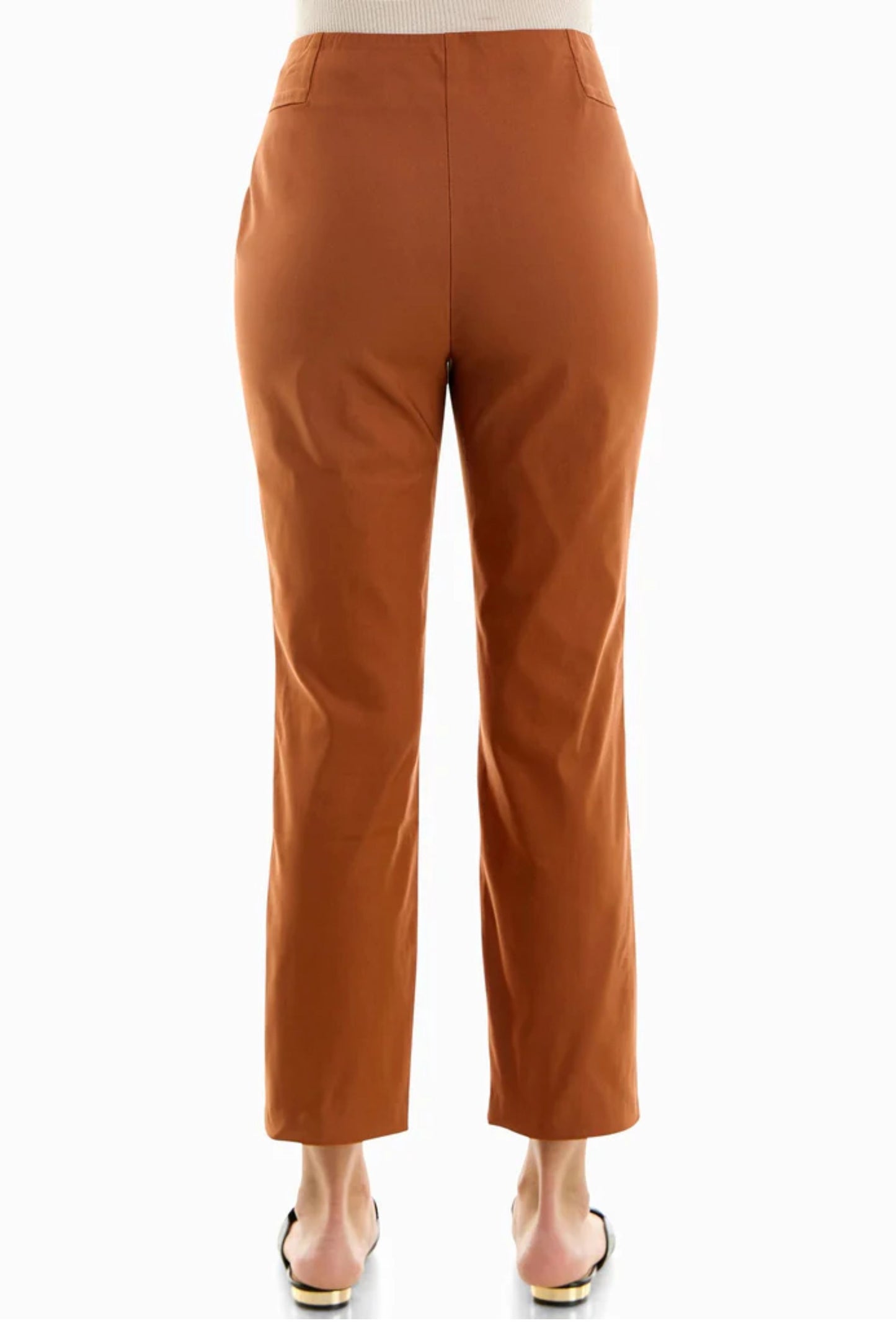Nicole Miller Rivet Hardware Leg Pull-On Pants