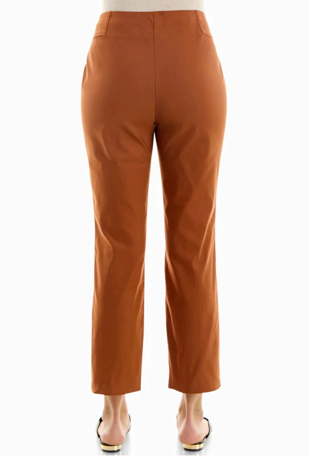 Nicole Miller Rivet Hardware Leg Pull-On Pants