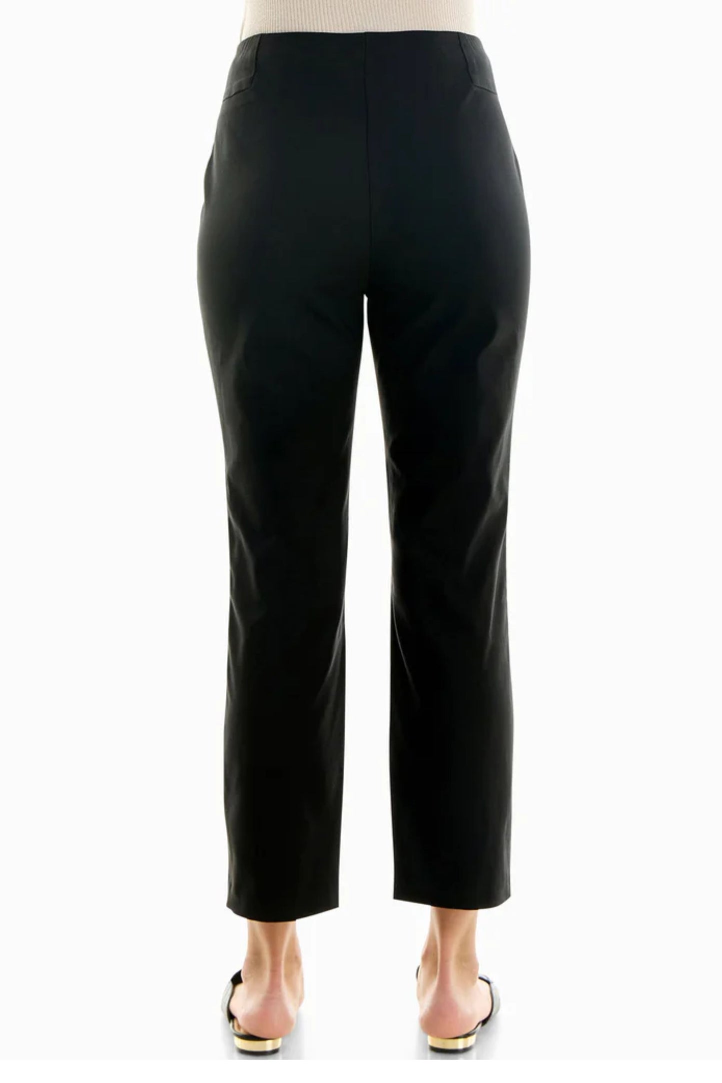 Nicole Miller Rivet Hardware Leg Pull-On Pants