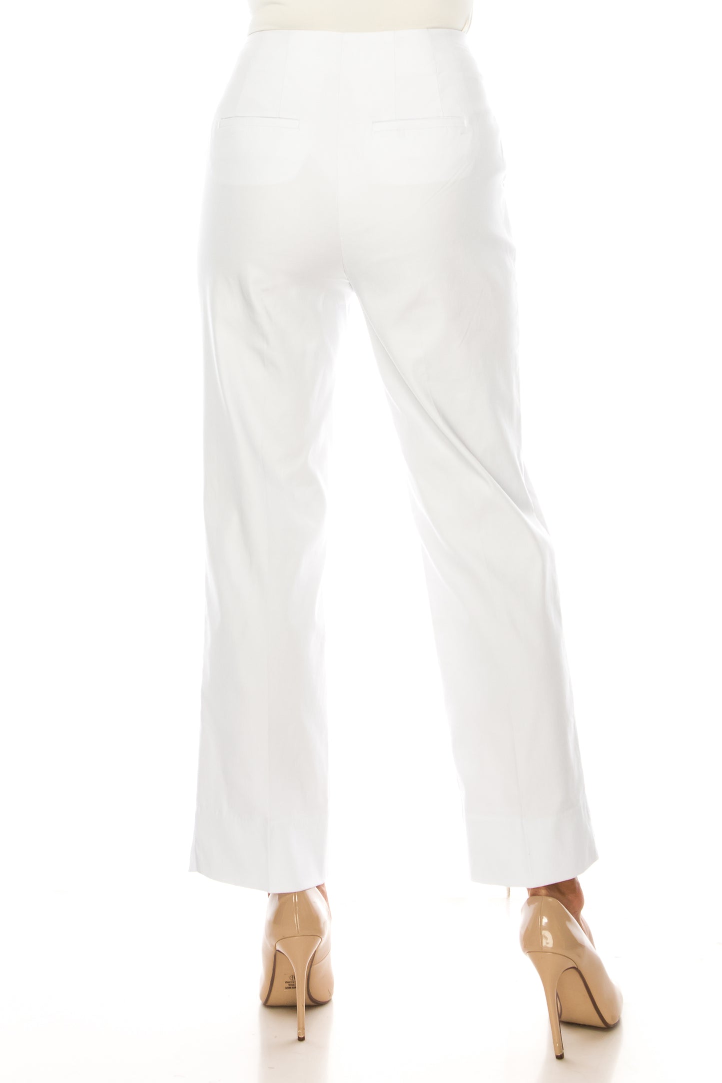 Nicole Miller Double-Button Straight Leg Pants