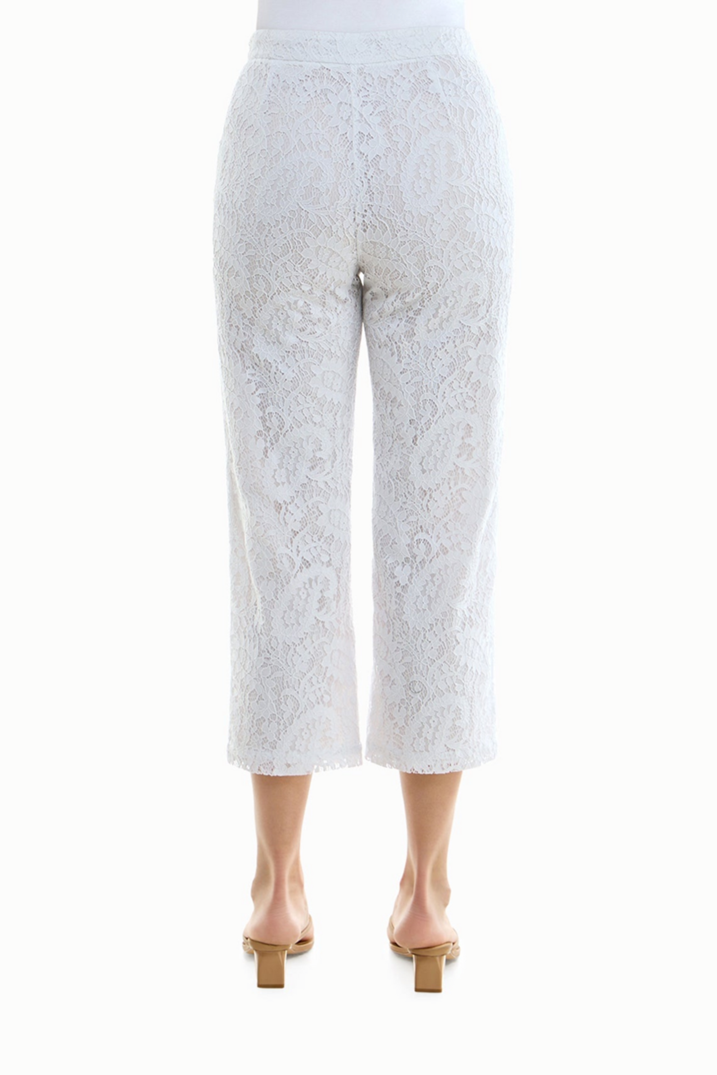 Nicole Miller Lace Ankle Pants