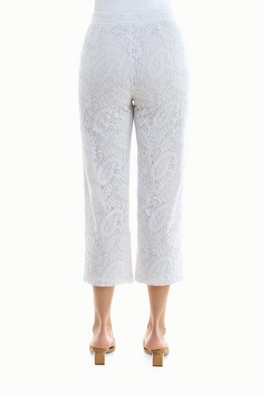 Nicole Miller Lace Ankle Pants
