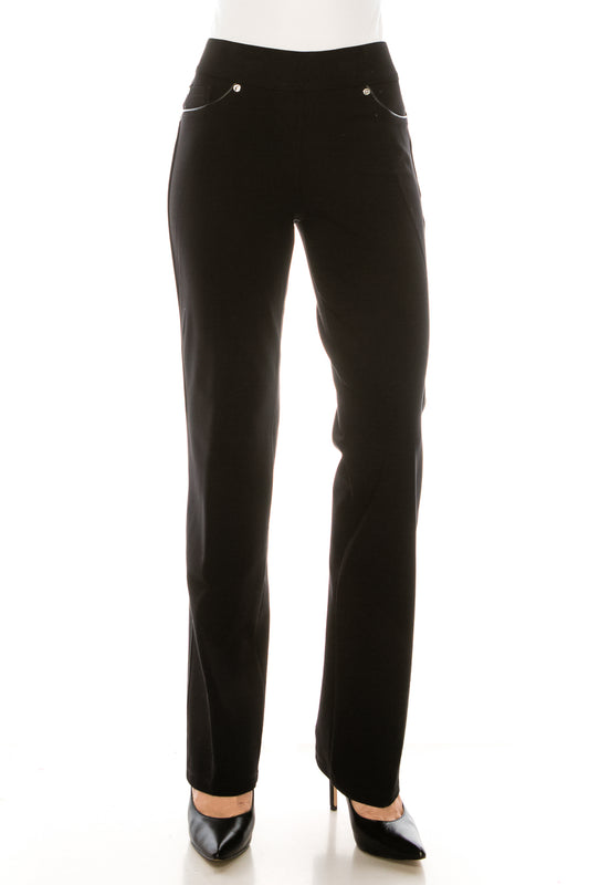 Nygard Black 3 Pocket Slim Boot Cut Legging