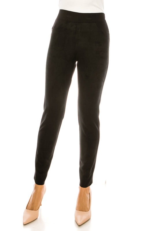 Nygard Faux Suede Skinny Ankle Legging