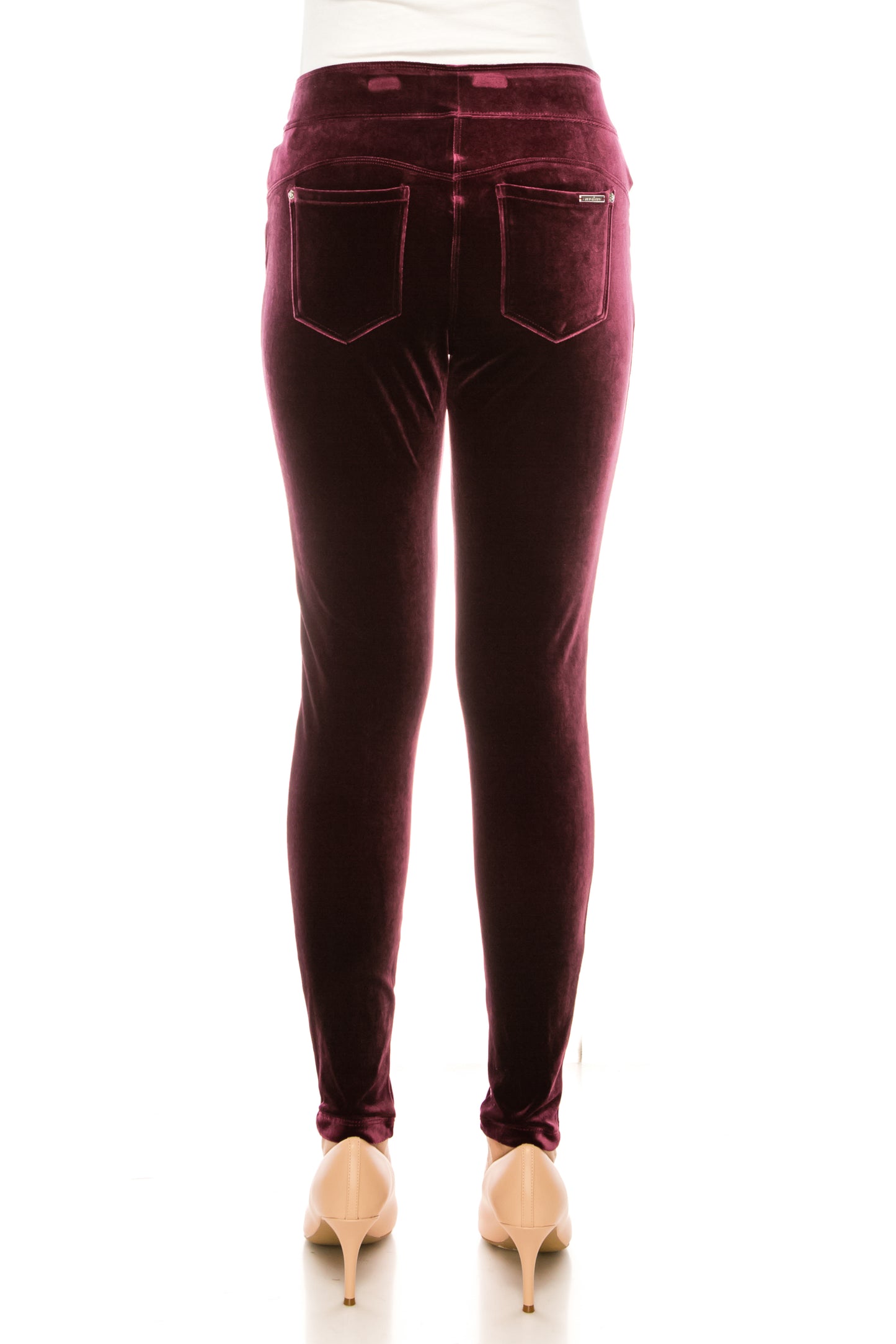 Nygard Sangria Two Pocket Velvet Skinny Jegging
