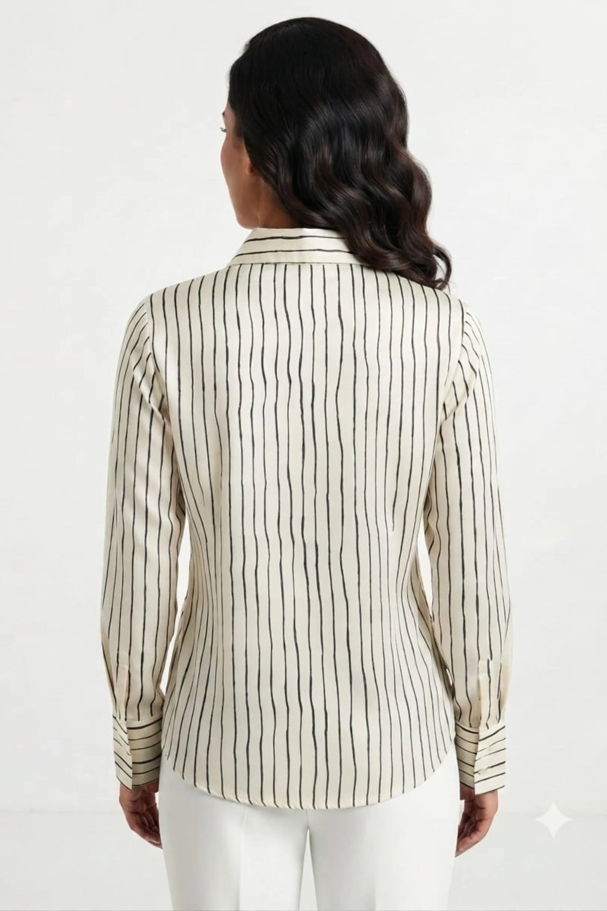 Hester & Orchard Striped Button-Down Shirt