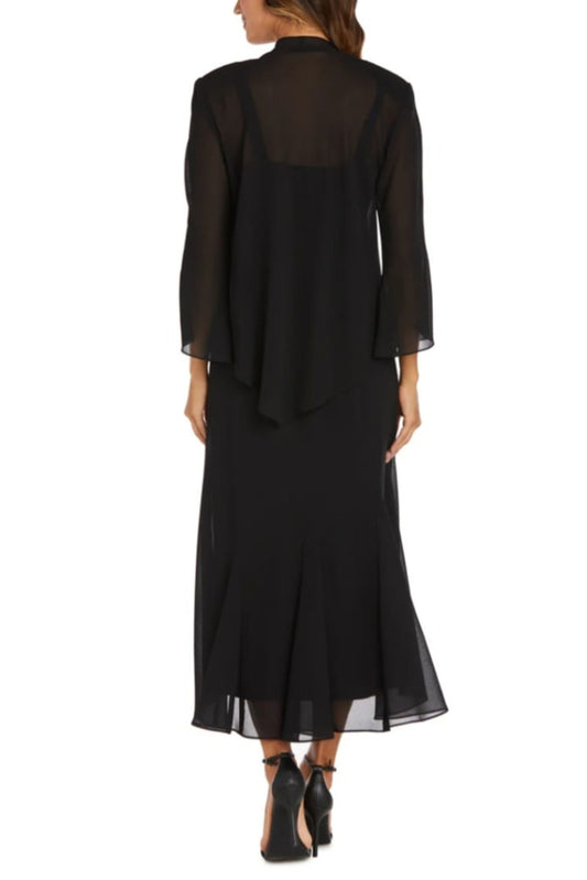 RM Richards Beaded Mermaid 2-Piece Jacket Dress