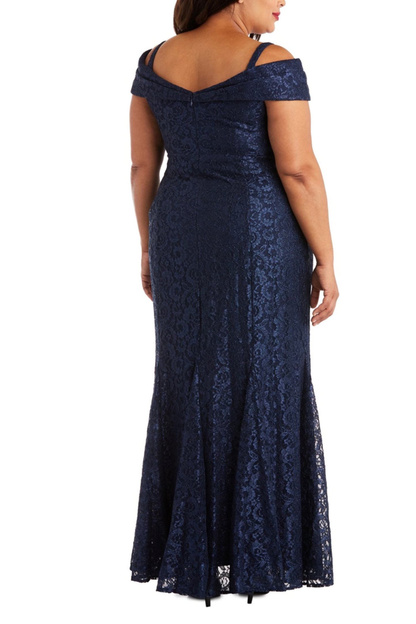 RM Richards Off-the-Shoulder Lace Dress PLUS SIZE