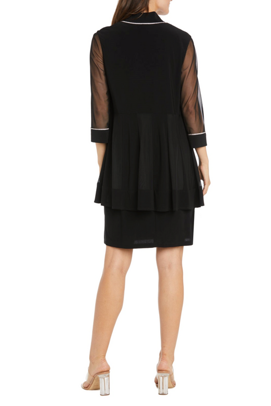 RM Richards Embellished 2-Piece Jacket Dress Set
