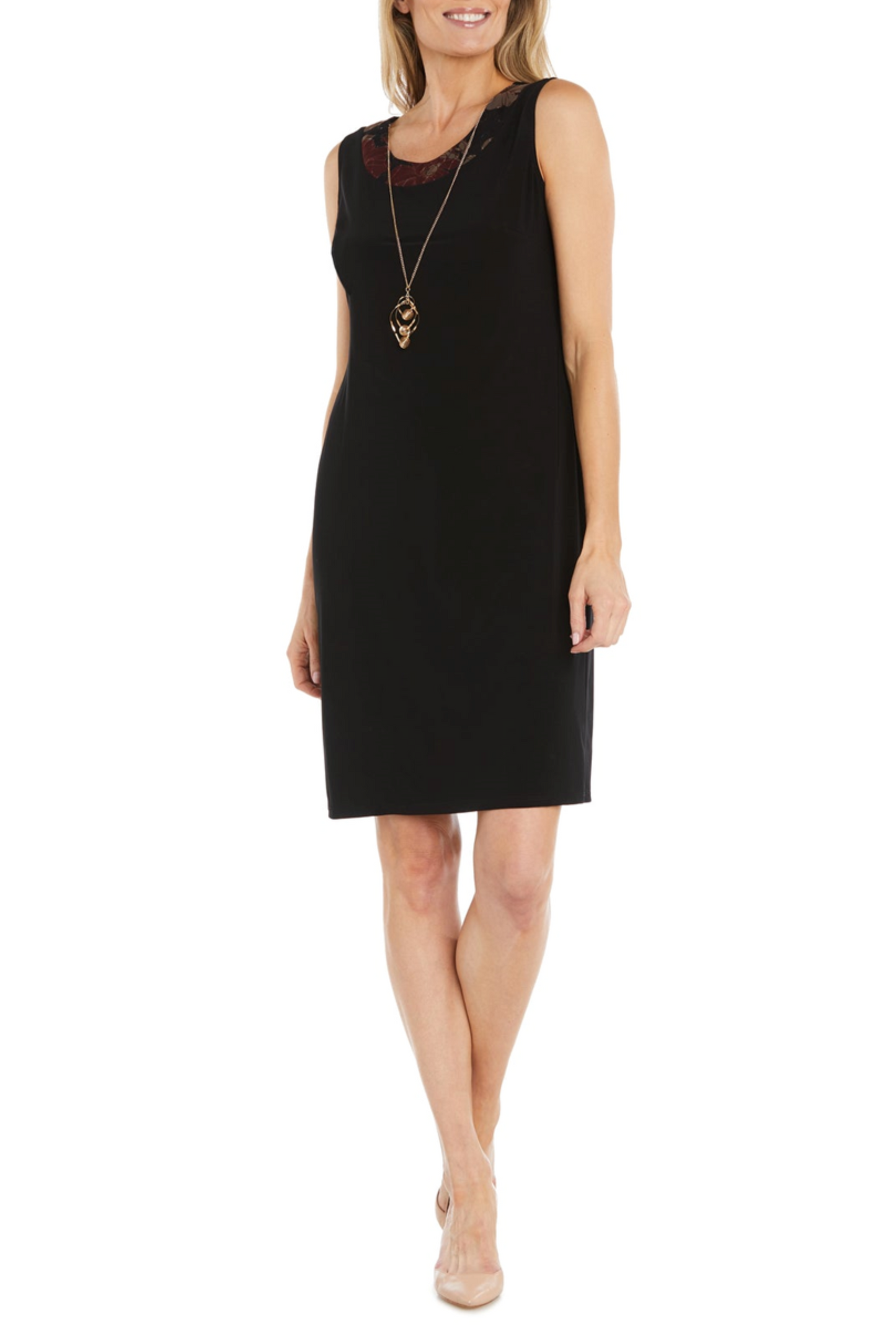 RM Richards 2-Piece Floral Sequined Jacket Dress