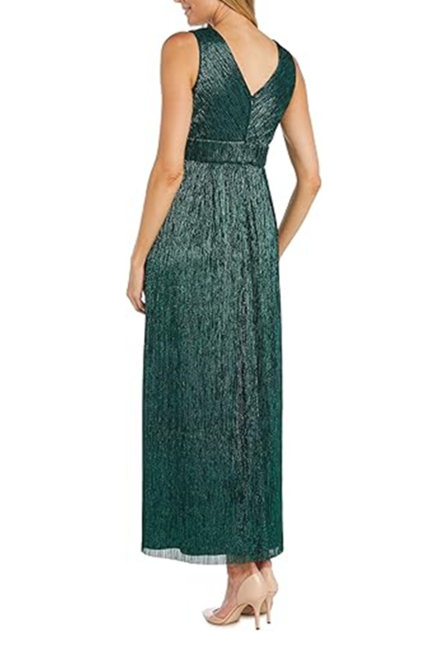 RM Richards Sleeveless A-Line Long Evening Dress
