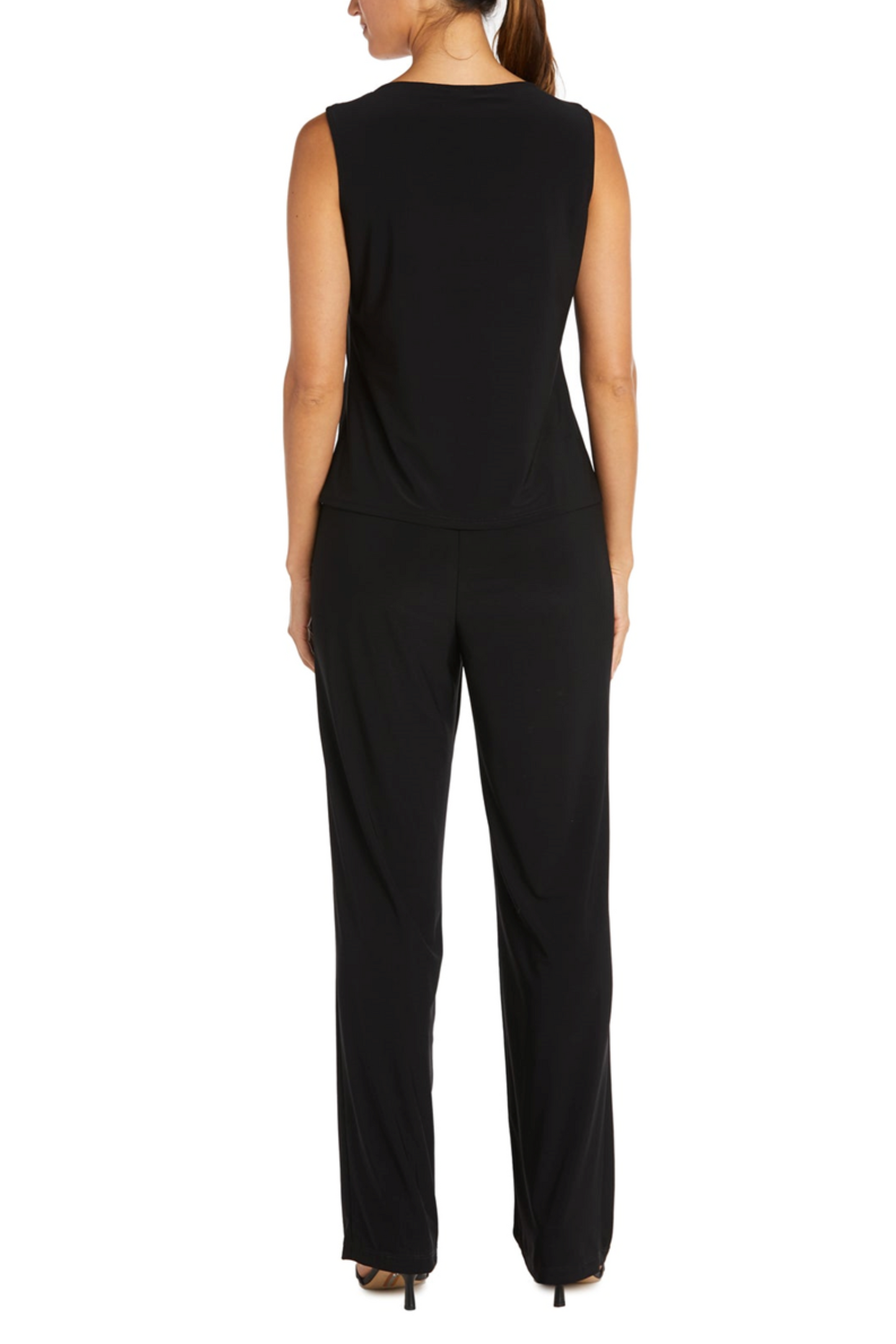 RM Richards Sequin Lace Duster 3-Piece Pants Suit