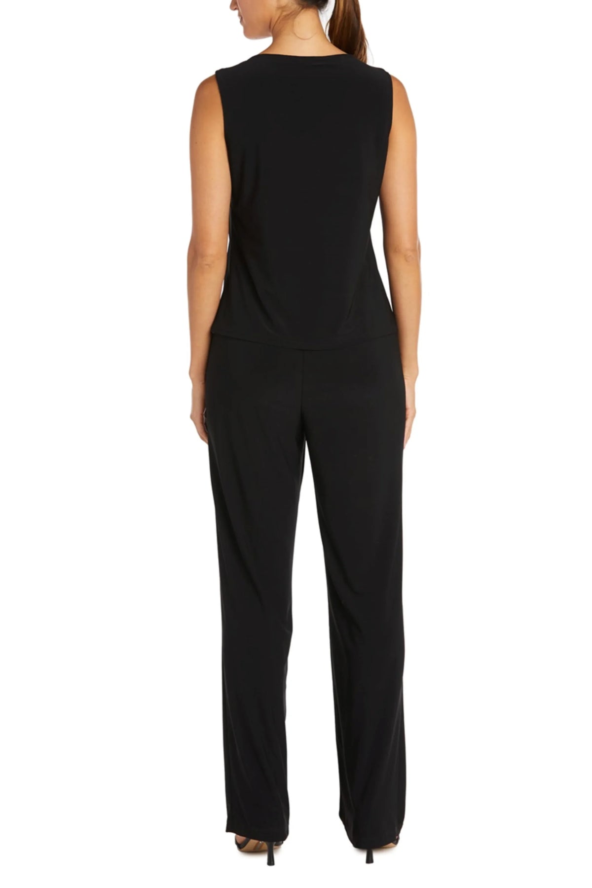 RM Richards Sequin Lace Duster 3-Piece Pants Suit