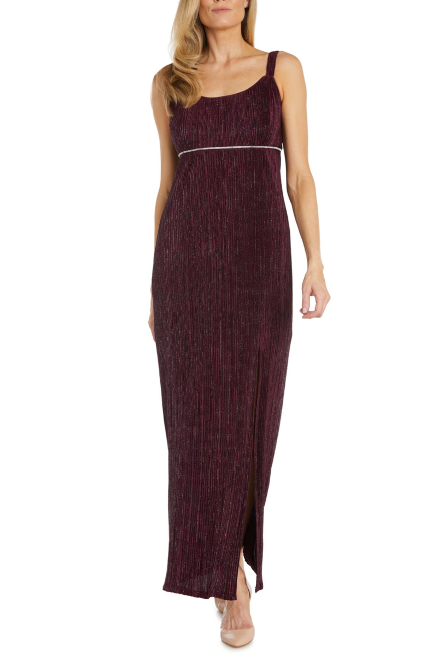 RM Richards Embellished Accordion Jacket Dress