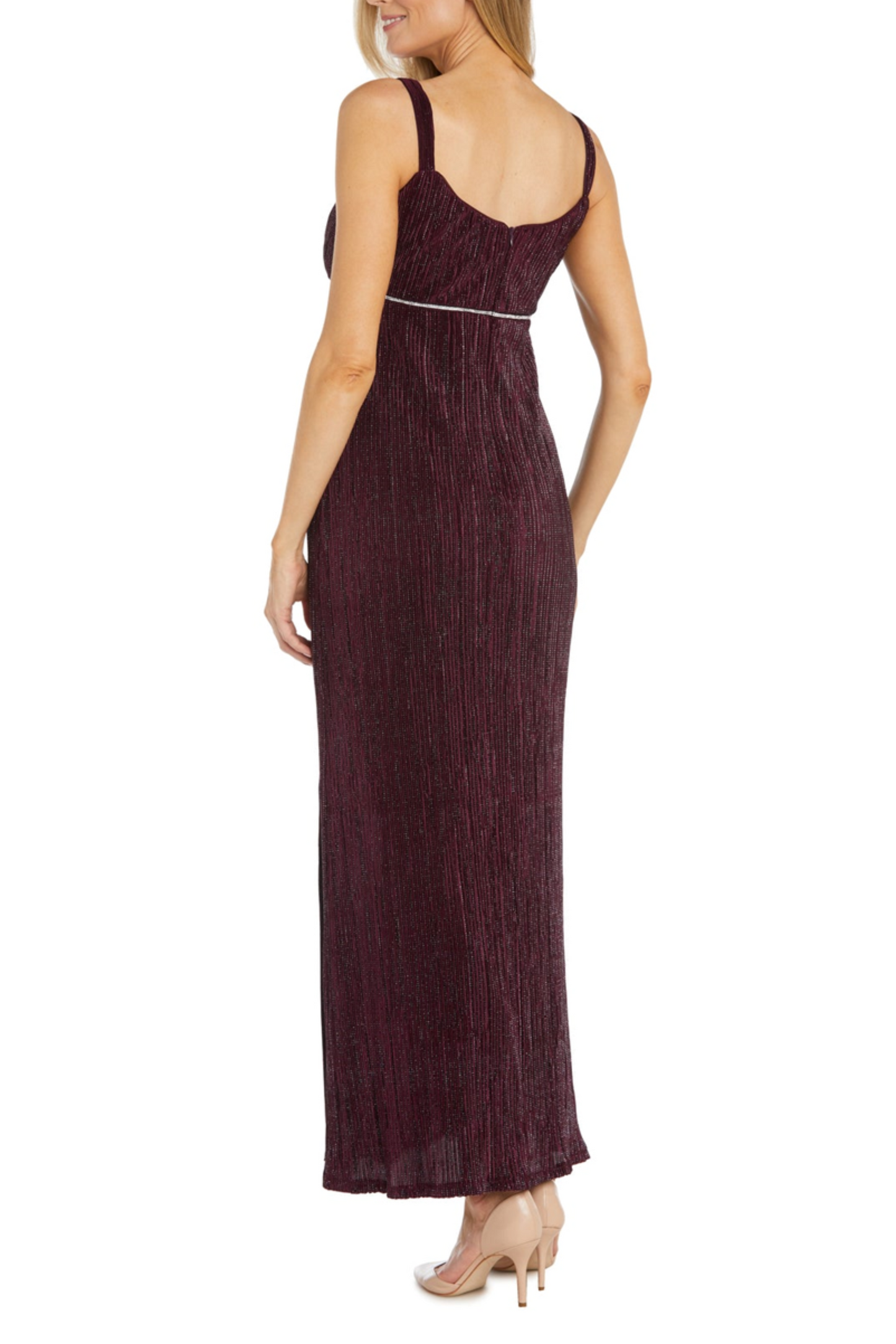 RM Richards Embellished Accordion Jacket Dress