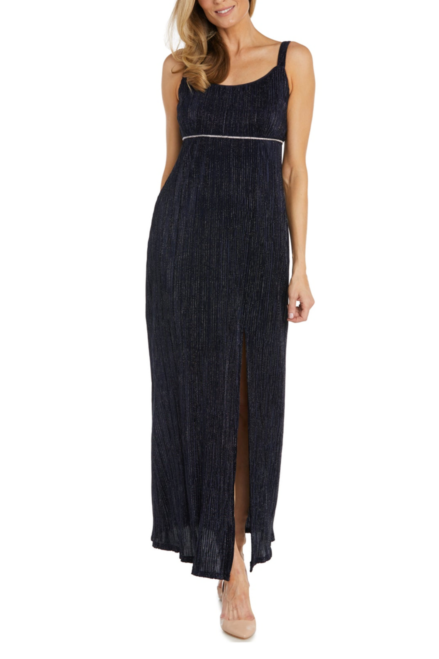 RM Richards Embellished Accordion Jacket Dress