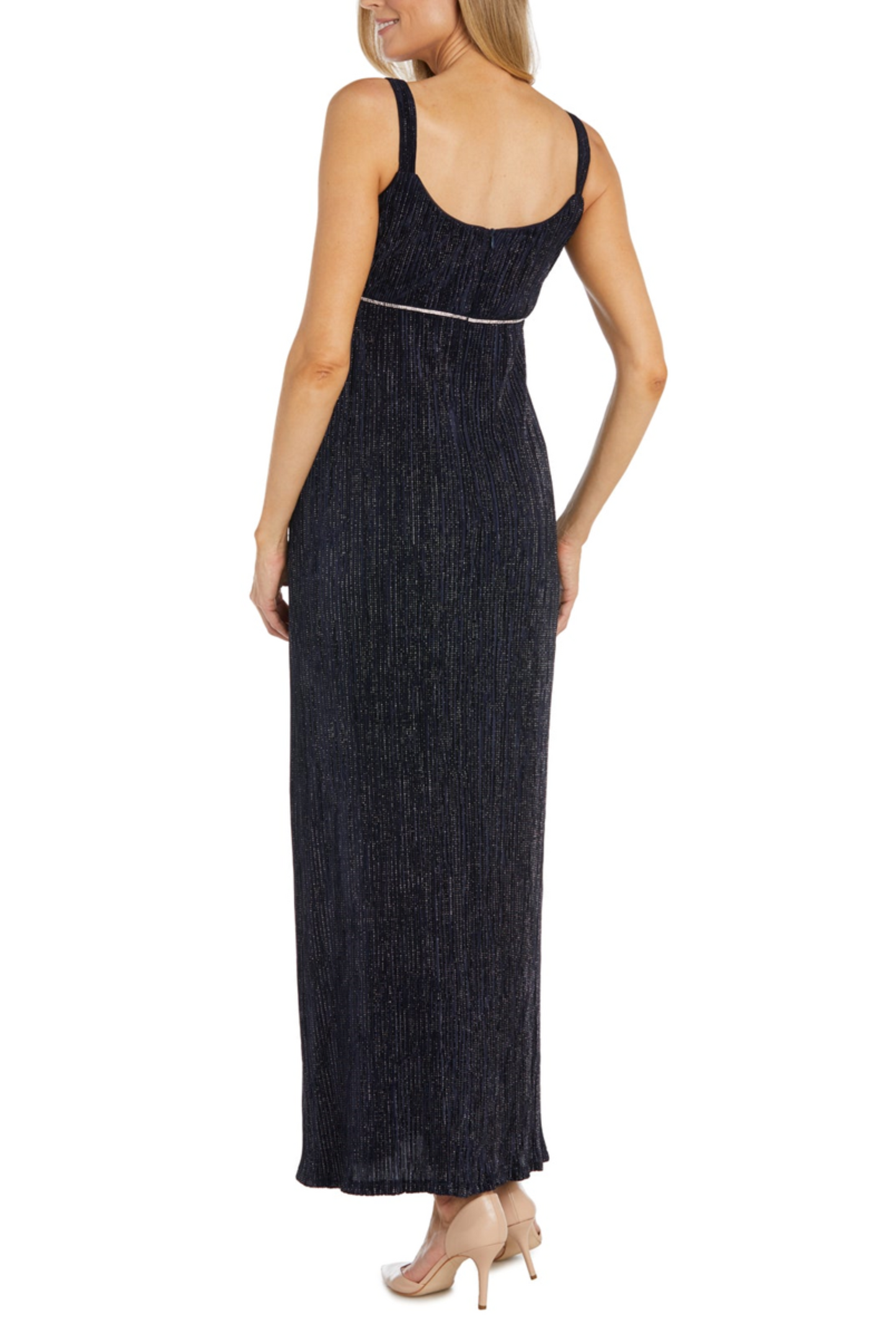 RM Richards Embellished Accordion Jacket Dress