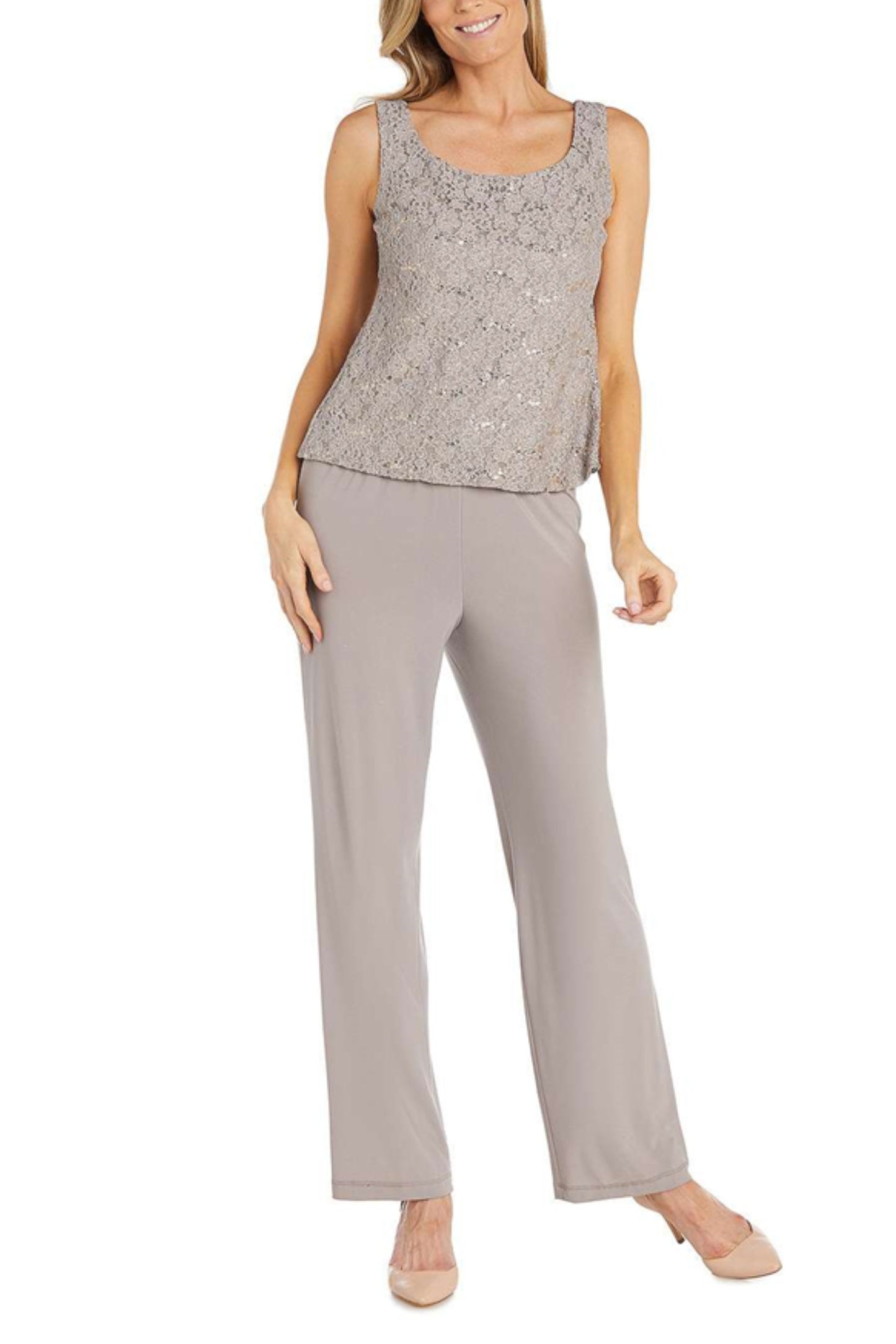 RM Richards Embellished Dressy 3 Piece Pants Set