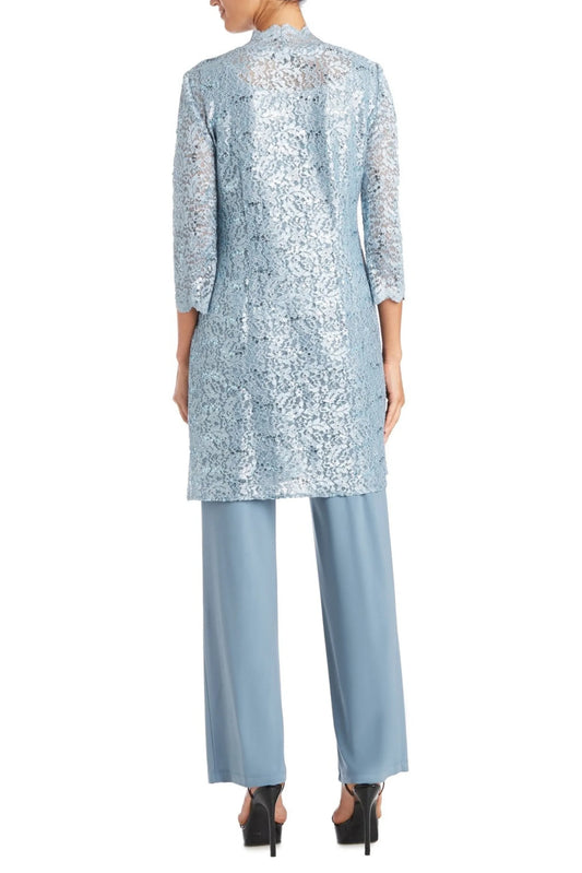 RM Richards Lace 3/4 Sleeve 3-Piece Pants Set