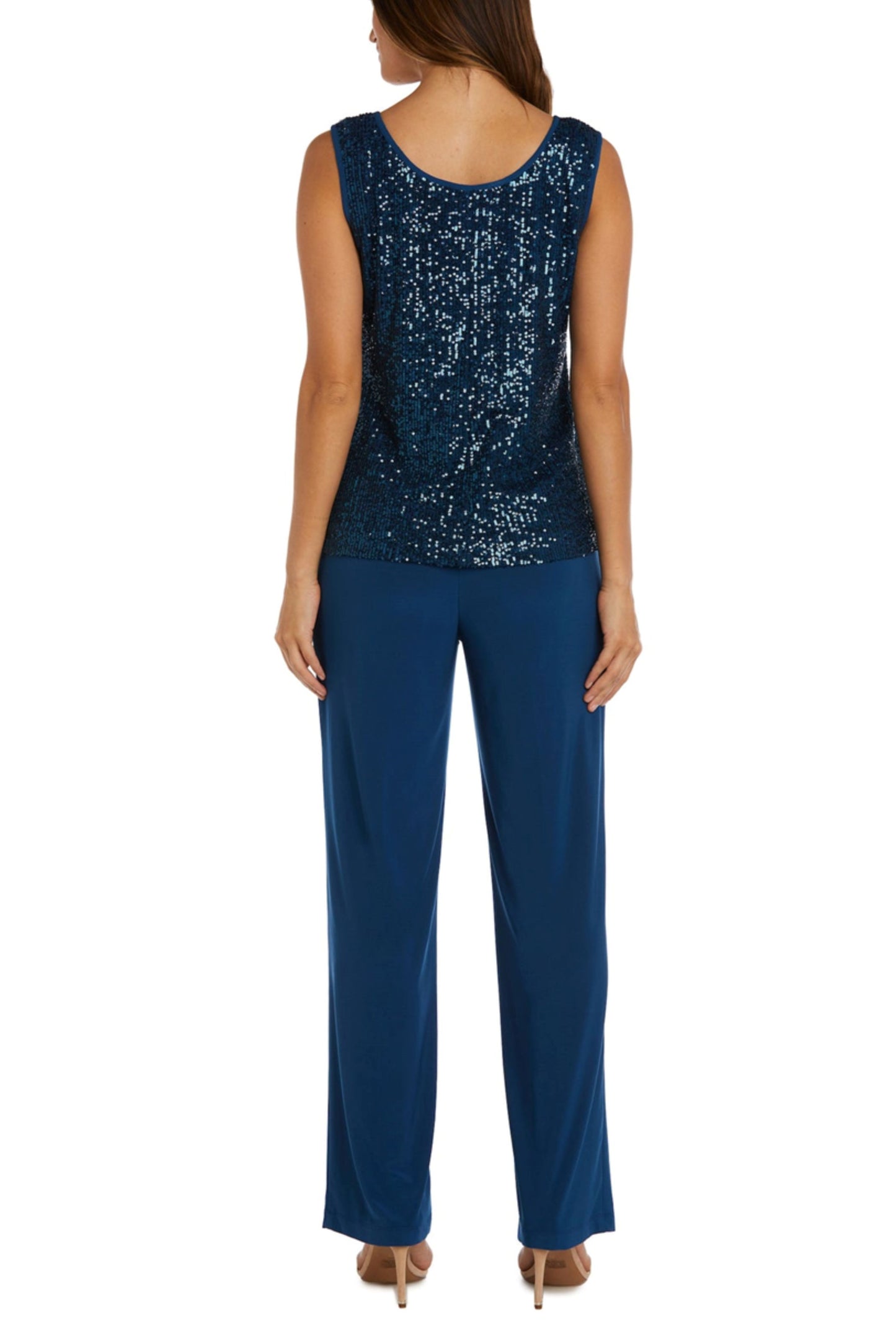 RM Richards Sequined Formal 3-Piece Pants Suit