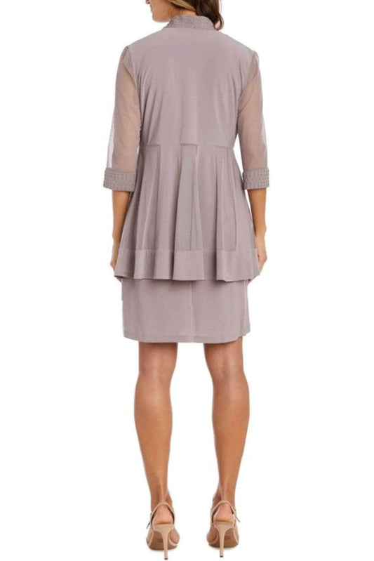 RM Richards 2-Piece Short Evening Jacket Dress