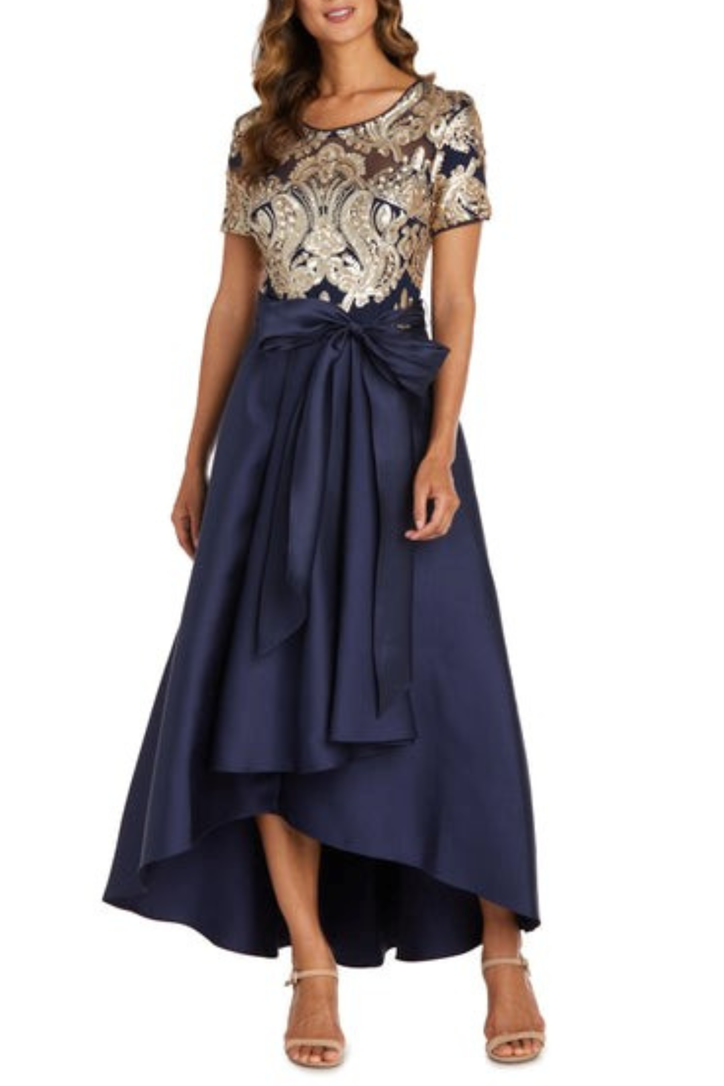 RM Richards Mother of the Bride Hi-Lo Evening Gown – New Yorker's Apparel