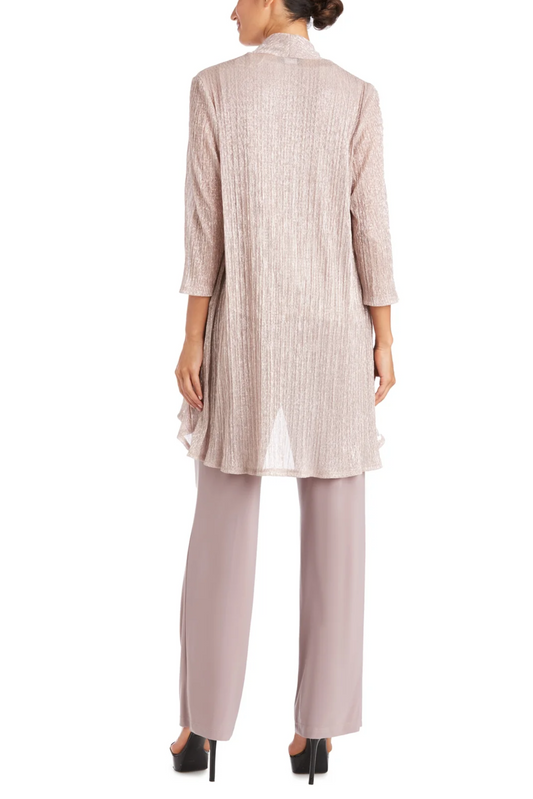 RM Richards Metallic 3-Piece Dressy Pants Set