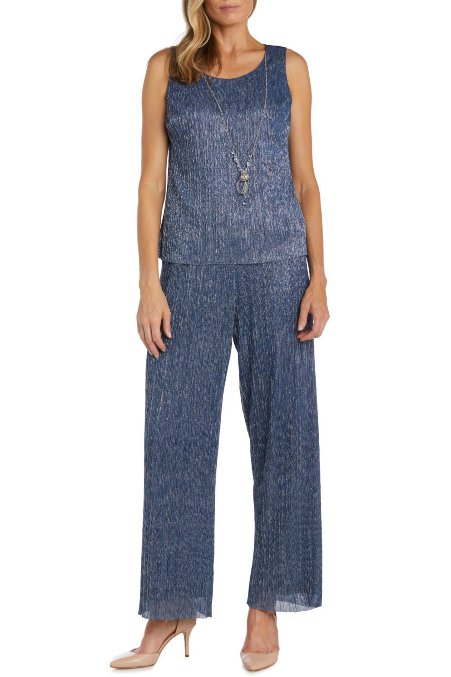 RM Richards 3-Piece Jacket Tank Pants Evening Set