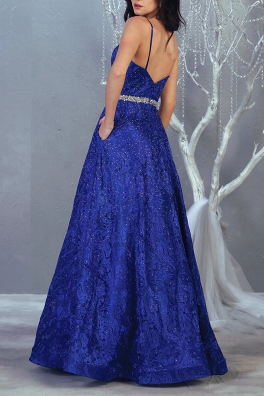 Royal Queen Collection Embellished Evening Gown