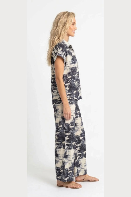 RYLEE MOON Scenic Toile Satin Pant Set