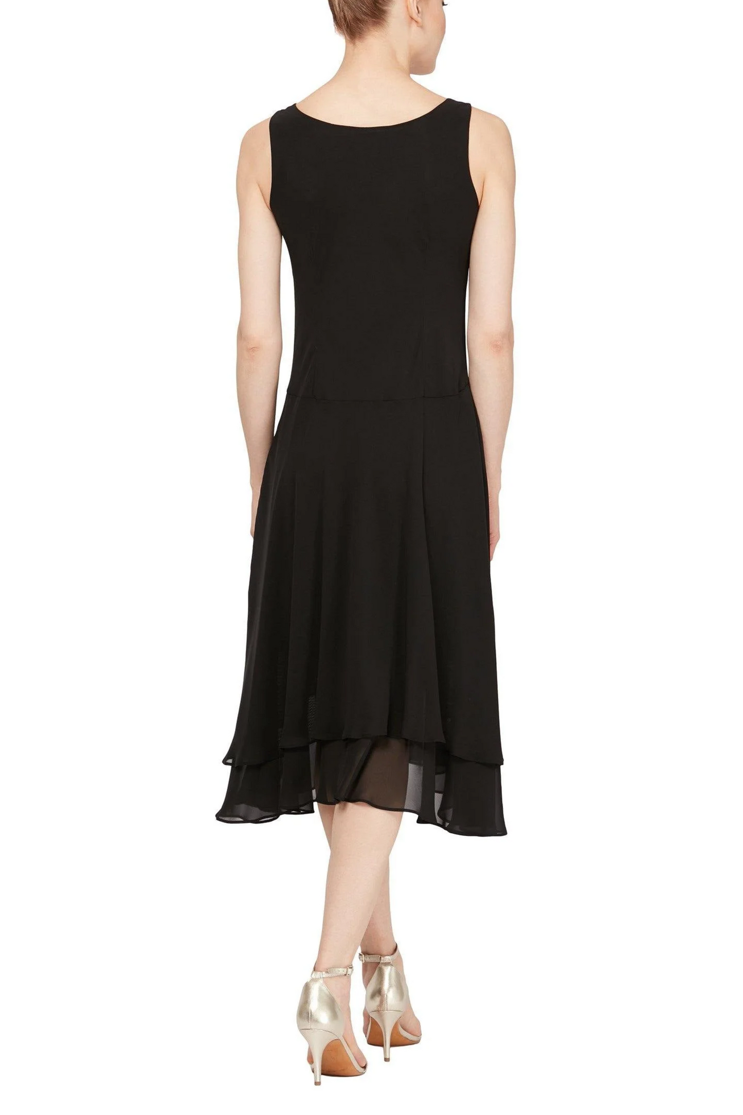 SLNY Embellished 2-Piece Evening Jacket Dress