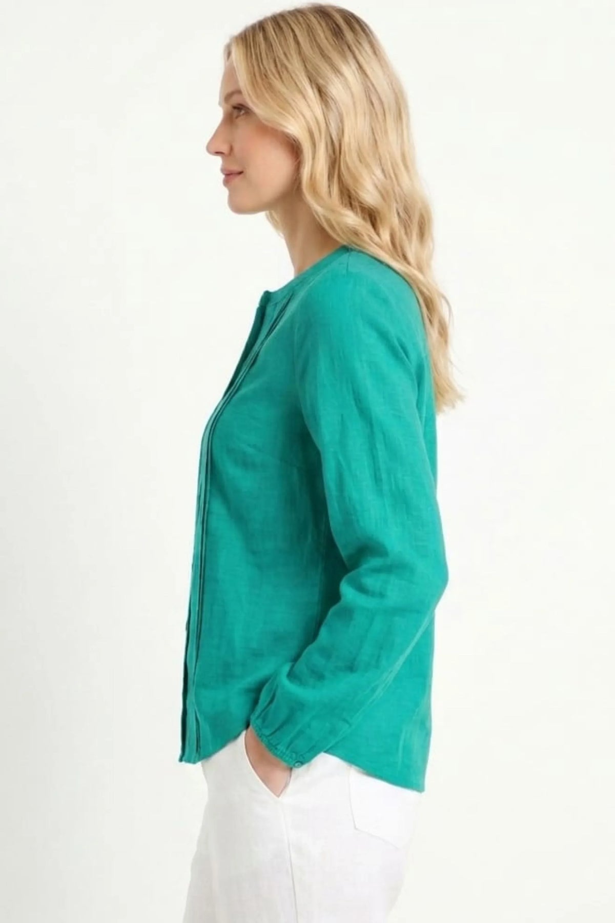 Zac & Rachel Eyelet Embroidered Pintuck Blouse