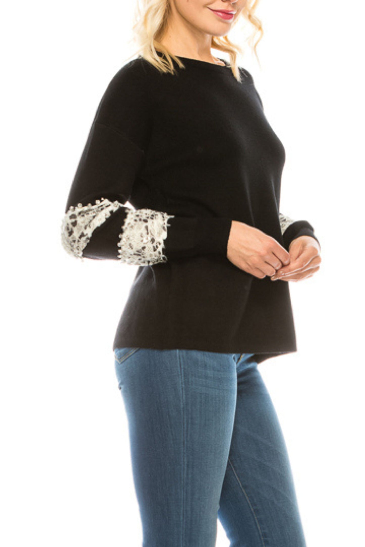 Sioni Rhinestone Faux-Fur Reptile Print Sweater