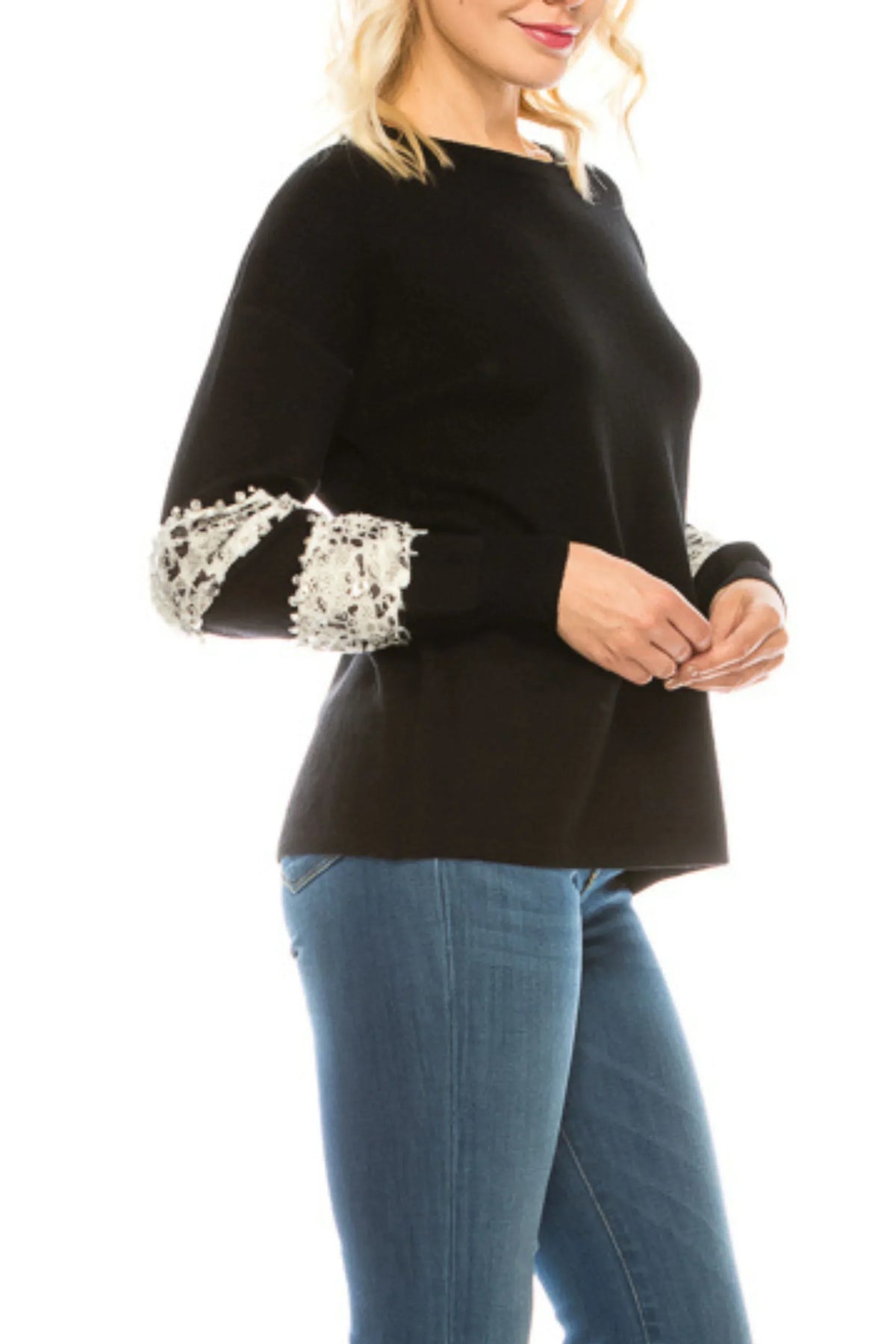 Sioni Rhinestone Faux-Fur Reptile Print Sweater